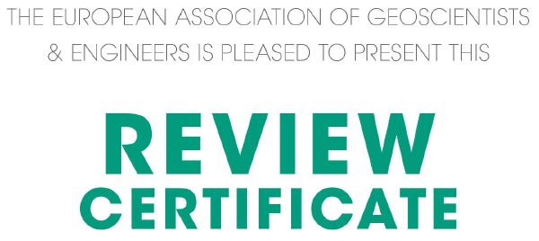 Reviewer Certificate at EAGE... with a curious typo