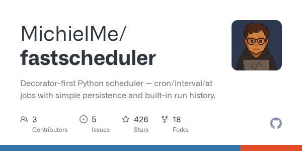 FastScheduler: Programador de Tareas Python con Decoradores y Soporte Async