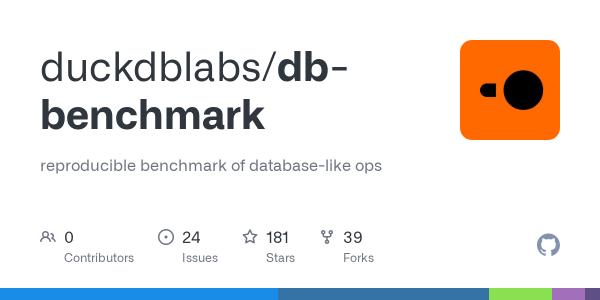 Database-like ops benchmark: ¿Qué herramienta de datos es más rápida?